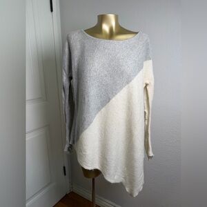 Alice + Olivia asymmetrical color block sweater M